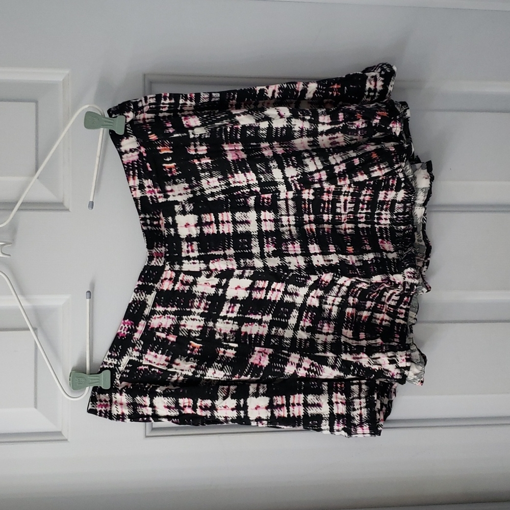 Decree Plaid Skater Skirt
